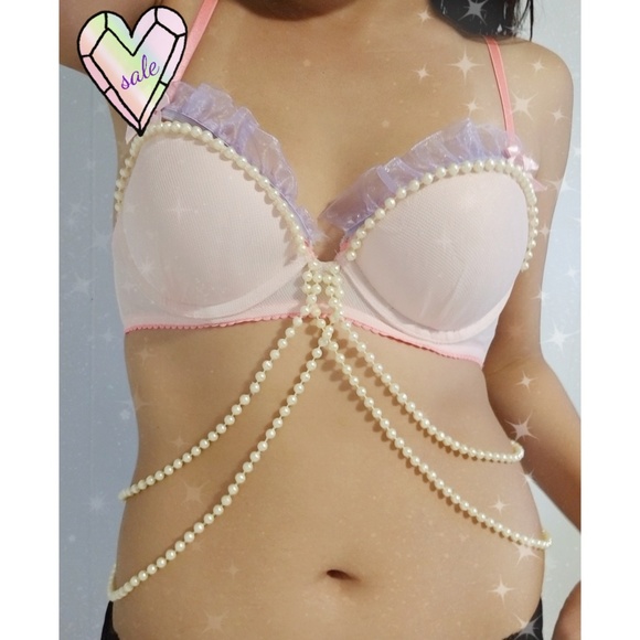 VS brand Princess Bubblegum Rave Bra - Picture 1 of 5